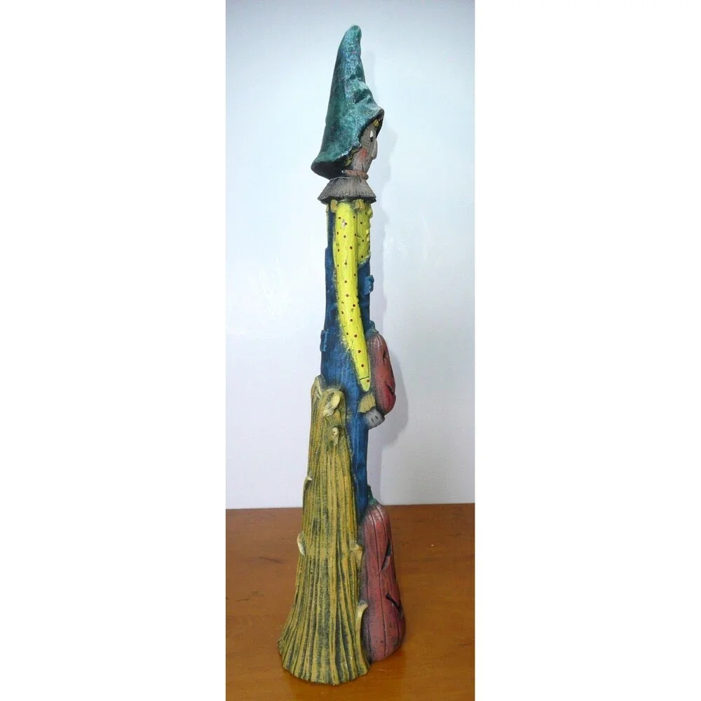 Vtg SCIOTO Halloween Scarecrow w/ Jack O Lantern Pencil Figure 16